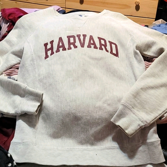 Champion Sweaters - Harvard Sweatshirt white/grey